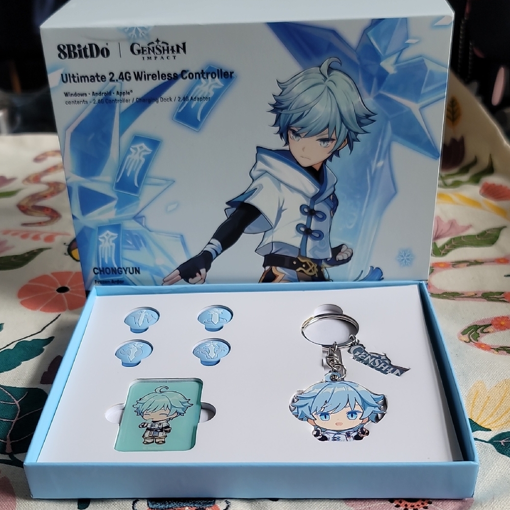 8BitDo Genshin Impact Chongyun Merch Bundle